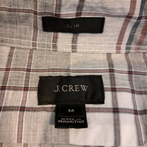 J. Crew Men's Medium 100% Cotton Slim Fit Long Sleeve Button Down Style #C8003 - Picture 2 of 14